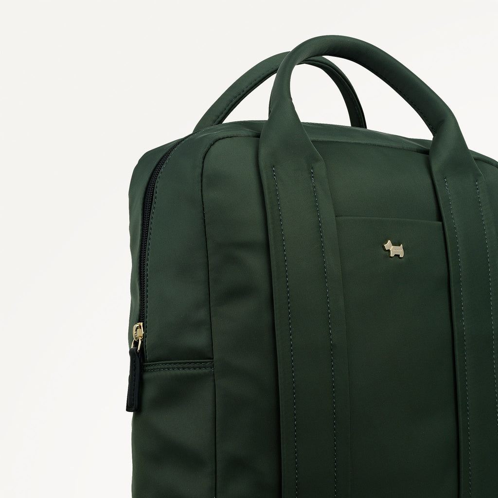 Grove Close Large Ziptop Backpack Khaki - 112960