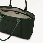 Grove Close - Responsible Large Ziptop Tote Khaki - 112961