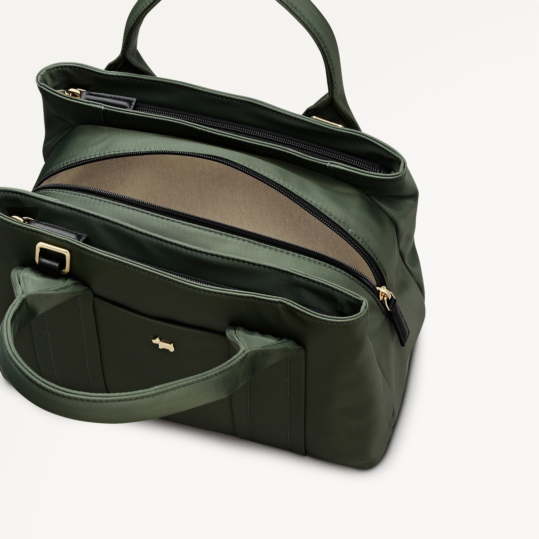 Grove Close - Responsible Medium Ziptop Grab Khaki - 112962