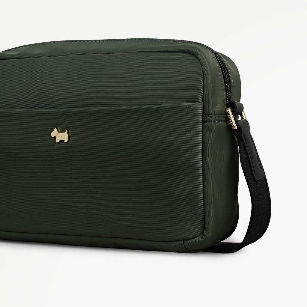 Grove Close - Responsible Mini Ziptop Cross Body Khaki - 112963