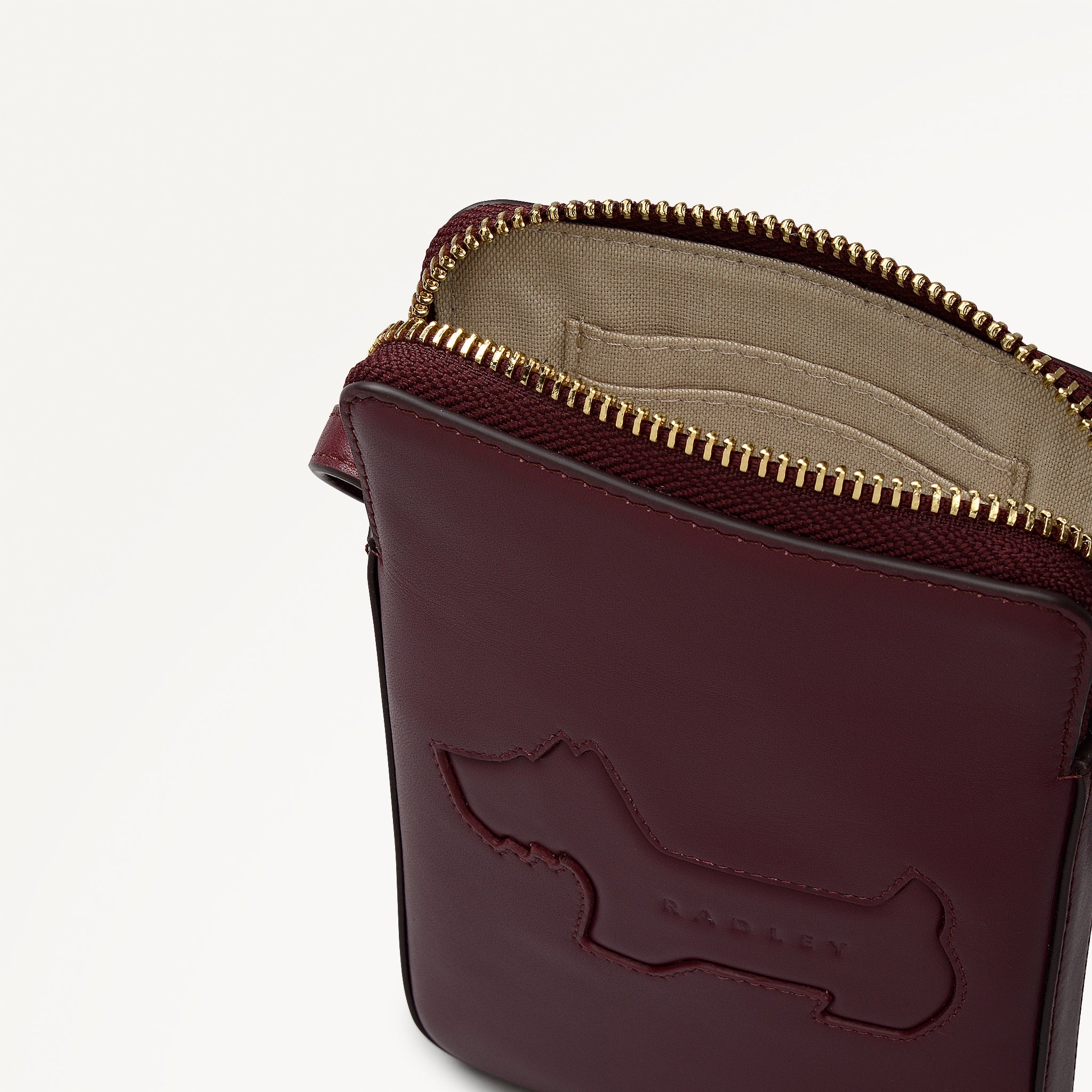 Hadley Lane Medium Phone Cross Body Dark Cherry - 112974