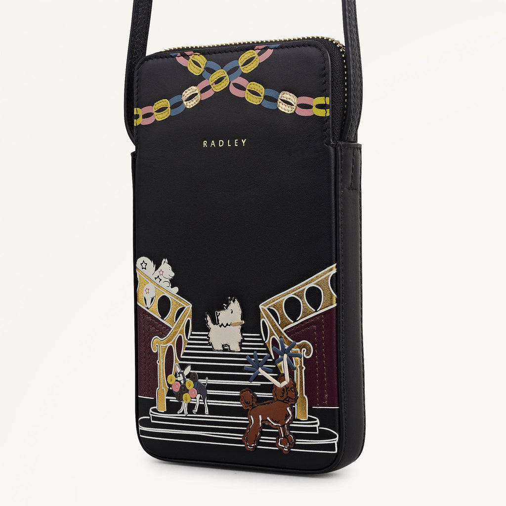 Party Pals Medium Phone Cross Body Black - 113001