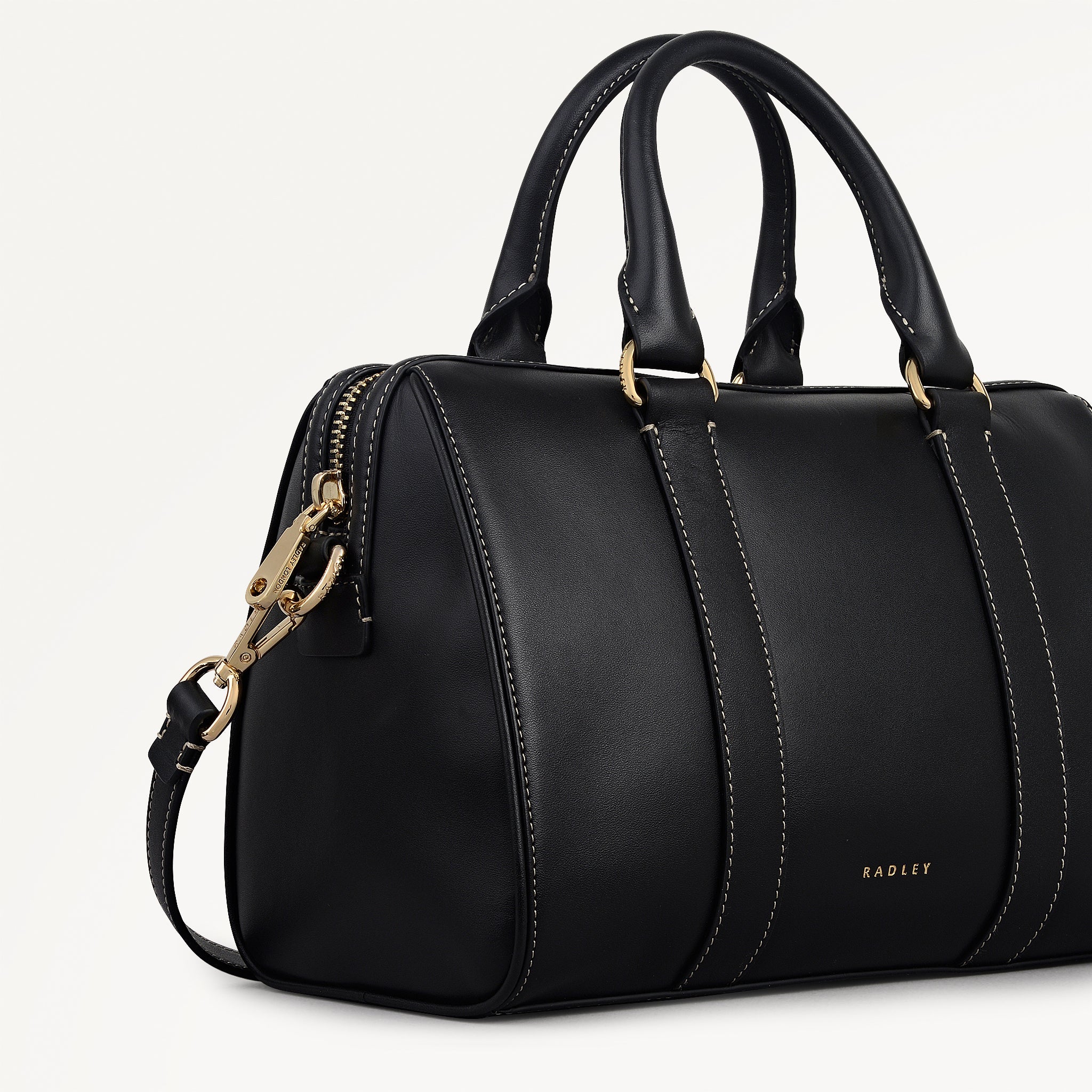 Noble Alley Medium Ziptop Grab Black - 113006