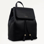 Noble Alley Small Flapover Backpack Black - 113007