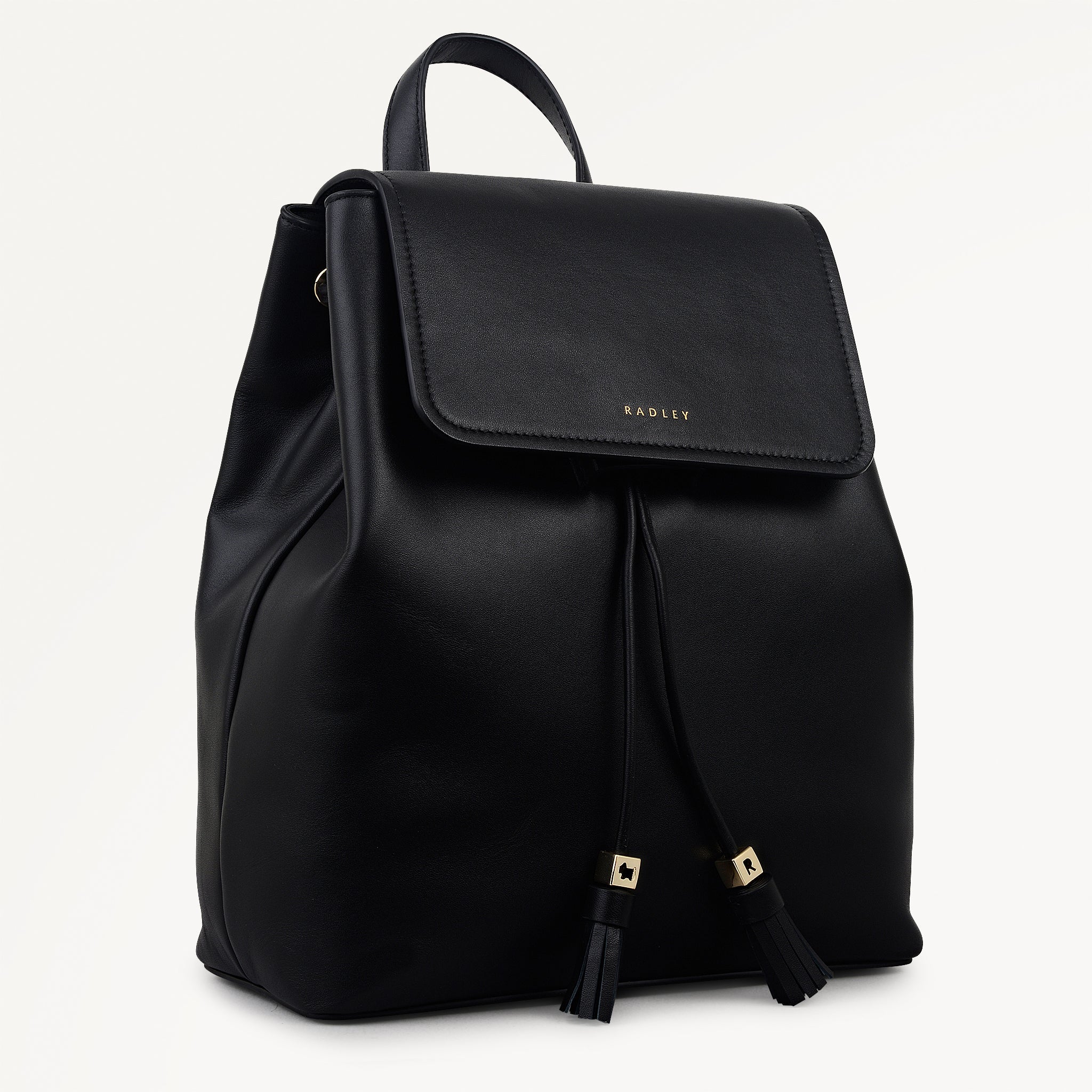 Noble Alley Small Flapover Backpack Black - 113007