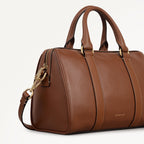 Noble Alley Medium Ziptop Grab Cognac - 113009