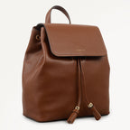 Noble Alley Small Flapover Backpack Cognac - 113010