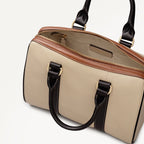 Noble Alley - Colourblock Medium Ziptop Grab Porcini - 113013