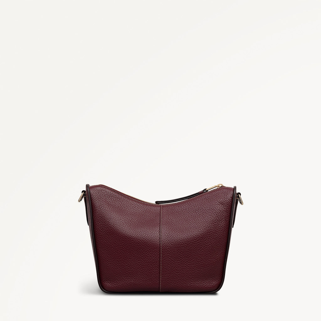 Oak Street Medium Ziptop Cross Body Dark Cherry - 113030