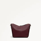 Oak Street Medium Ziptop Cross Body Dark Cherry - 113030