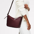 Oak Street Medium Ziptop Cross Body Dark Cherry - 113030