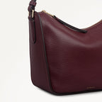 Oak Street Medium Ziptop Cross Body Dark Cherry - 113030