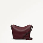 Oak Street Medium Ziptop Cross Body Dark Cherry - 113030