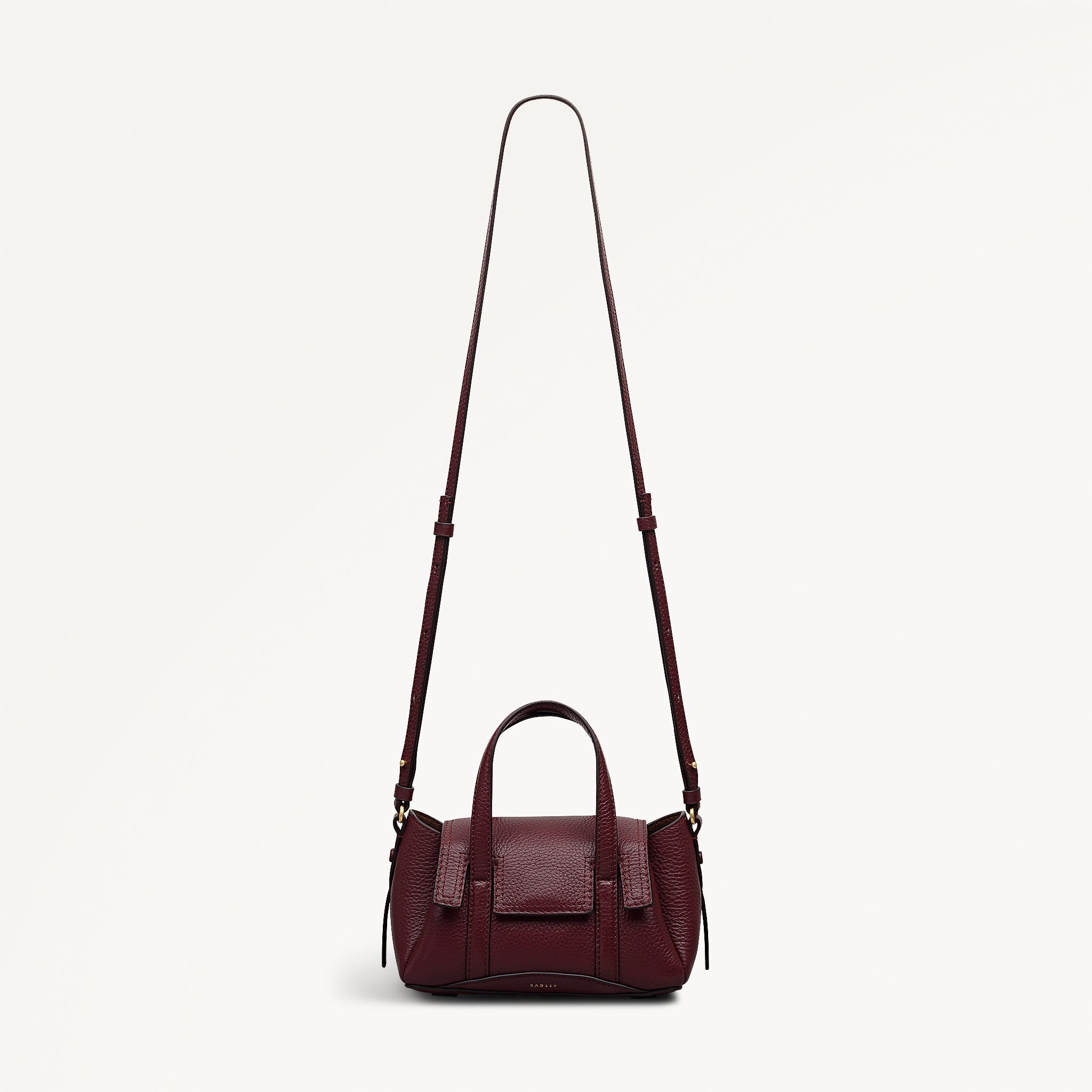 The Chancery Small Flapover Grab Dark Cherry - 113035