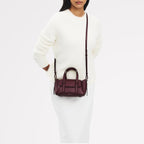 The Chancery Small Flapover Grab Dark Cherry - 113035