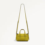 The Chancery - Suede Small Flapover Grab Limoncello - 113036