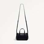 The Chancery - High Shine Small Flapover Grab Black - 113037