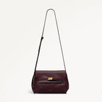 The Christina Small Flapover Cross Body Dark Cherry - 113041