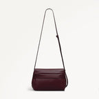 The Christina Small Flapover Cross Body Dark Cherry - 113041