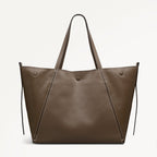 The Delphine Extra Large Open Top Tote Coffee - 113045