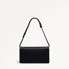 The Christina Mini Flapover Shoulder Black - 113054