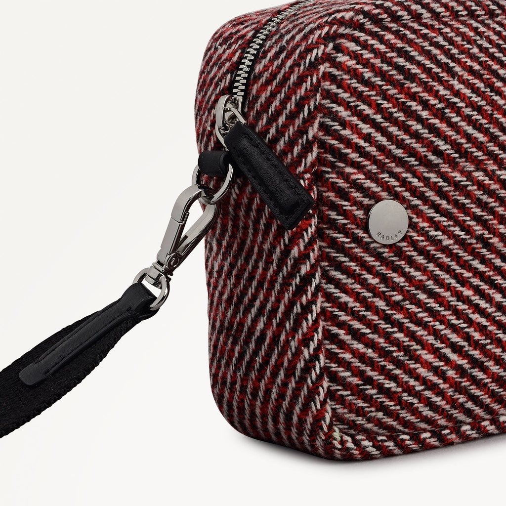 Hadleigh Place Small Ziptop Cross Body Dark Cherry - 113060