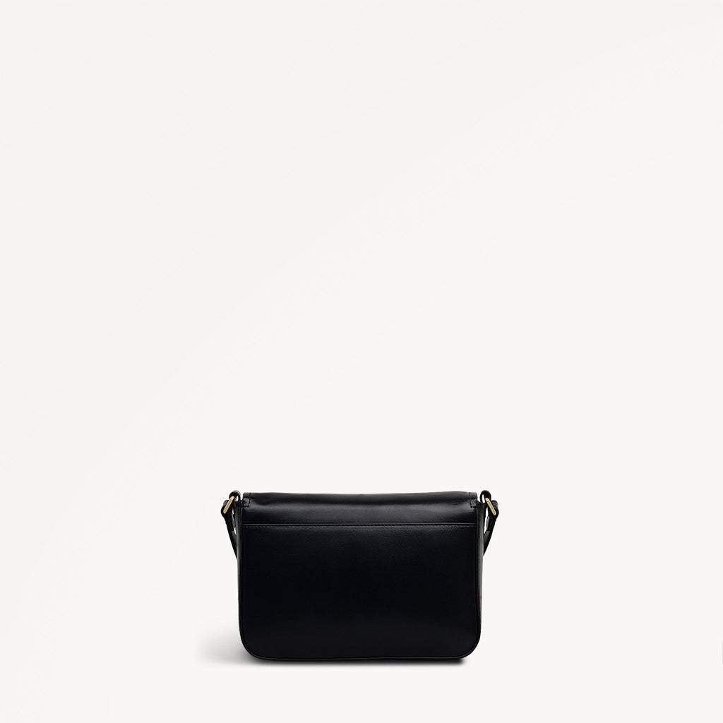 Percy Grove Medium Flapover Cross Body Black - 113279