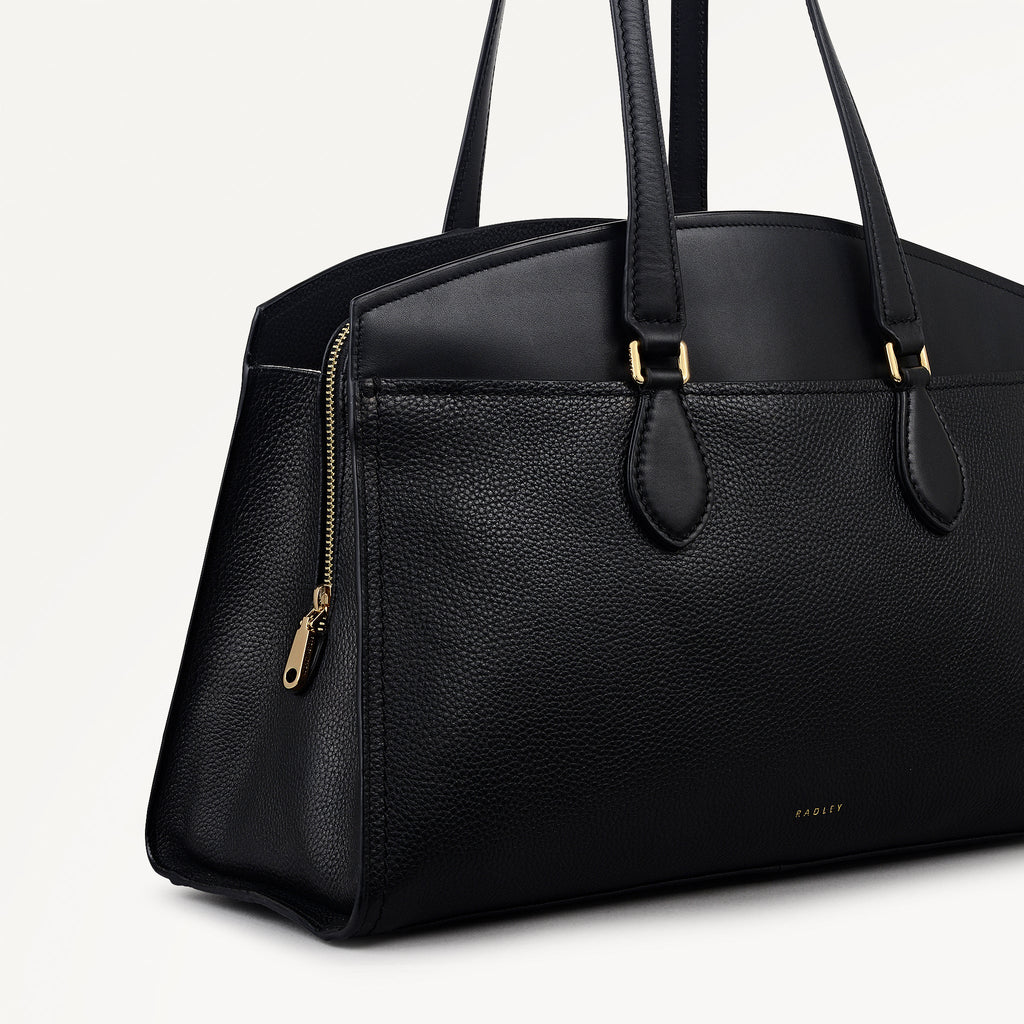Portland Way Large Laptop Tote Black - 113285