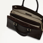 Portland Way Medium Zip Around Grab Dark Oak - 113295