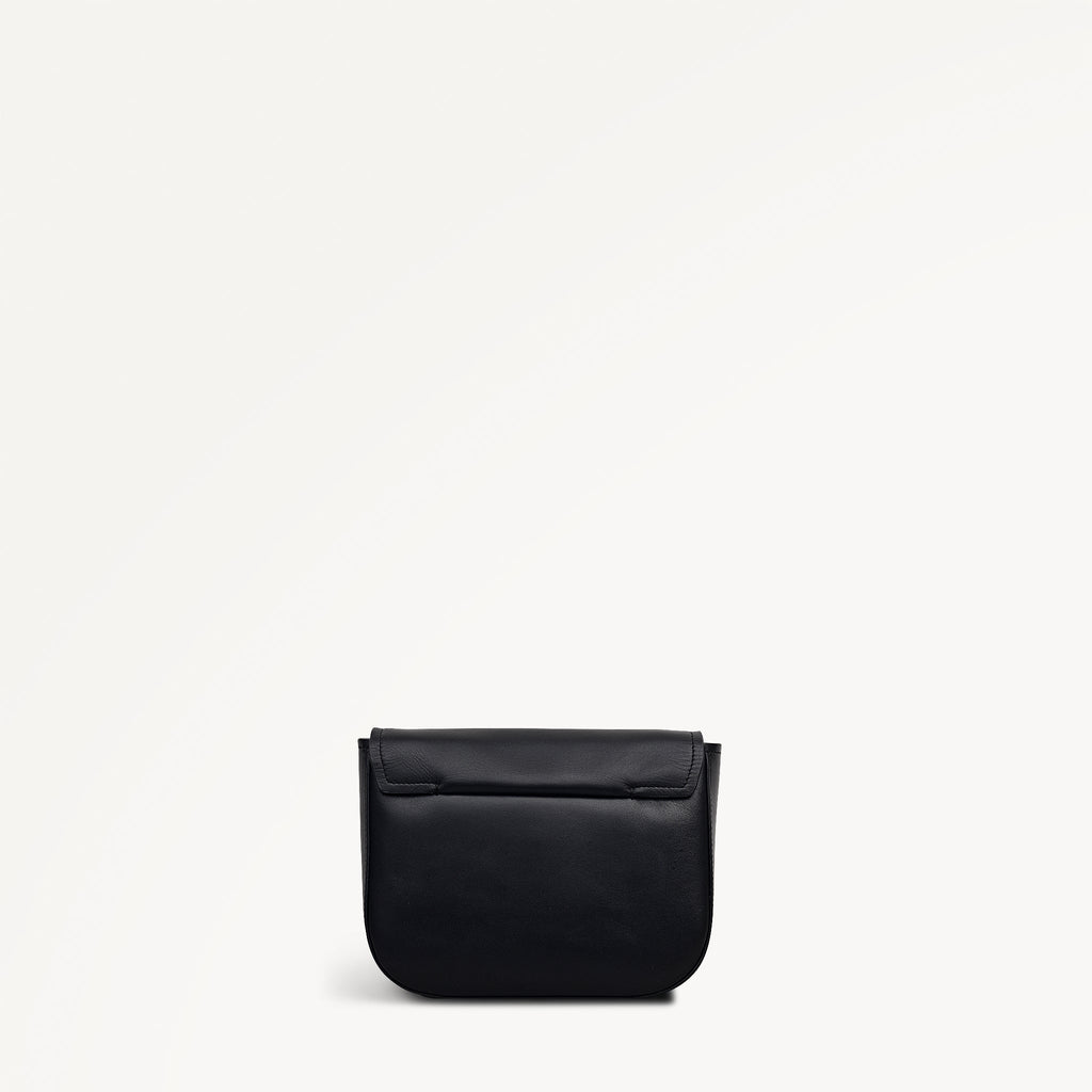 To The Moon Small Flapover Cross Body Black - 113297