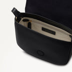 To The Moon Small Flapover Cross Body Black - 113297