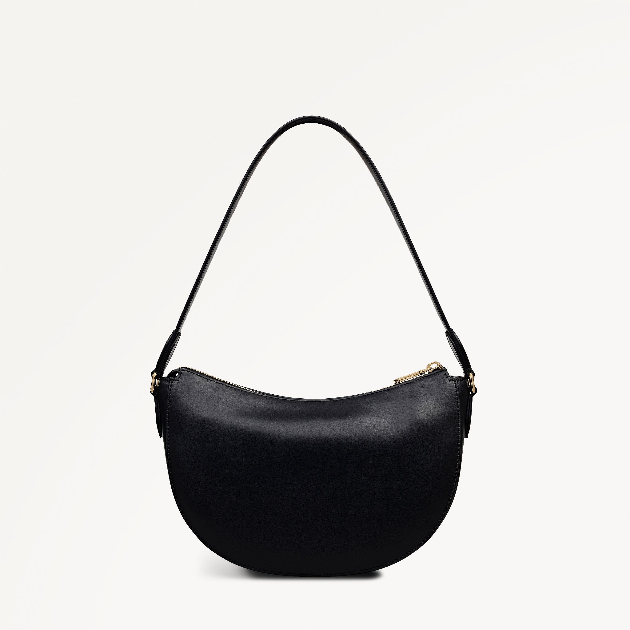 To The Moon Small Ziptop Shoulder Black - 113298