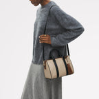 Noble Alley - Colourblock Medium Ziptop Grab Porcini - 113013