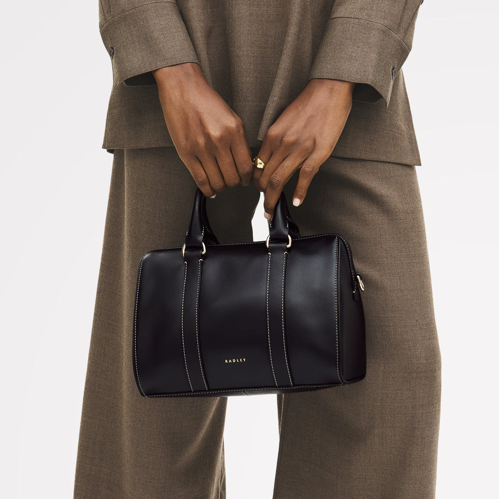 Noble Alley Medium Ziptop Grab Black - 113006