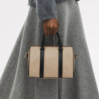 Noble Alley - Colourblock Medium Ziptop Grab Porcini - 113013