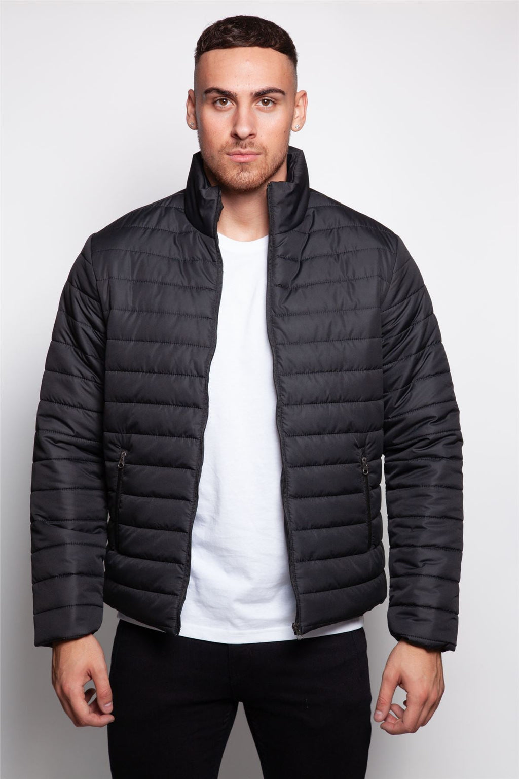 Core Puffer Funnel Coat