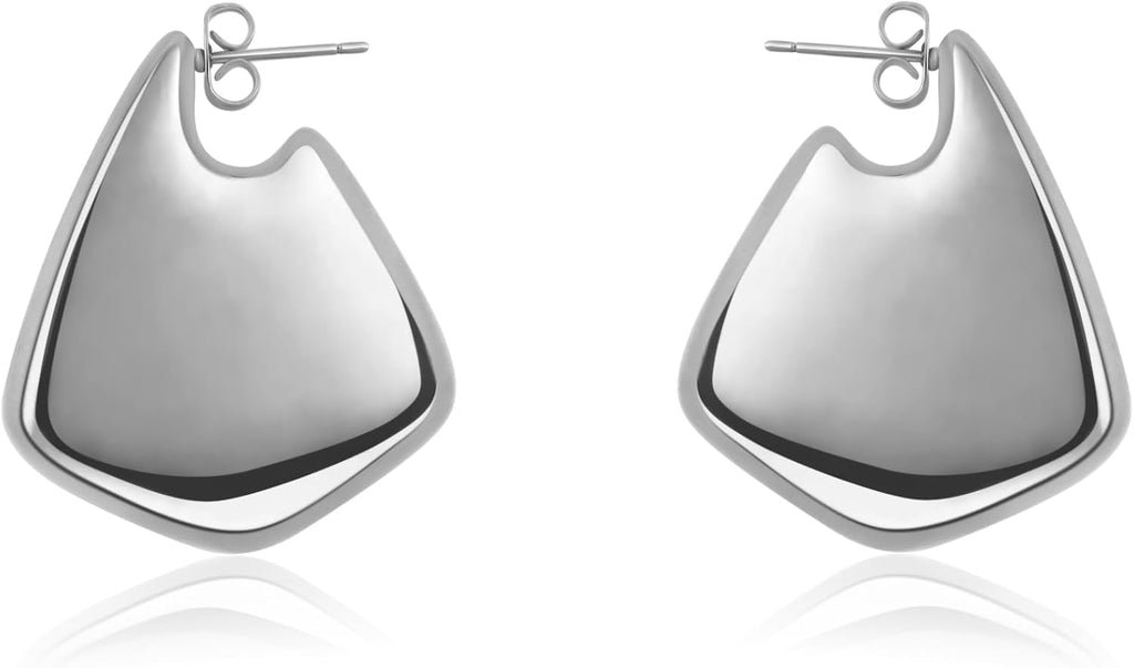 Trendy Gold Plated Knot Earrings for Women Chunky Statement Drop Dangle Earrings Lightweight Hypoallergenic Fashion Accessories Gold Jewelry Gifts for Womens