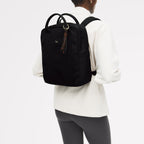 Grove Close - Responsible Large Ziptop Backpack Black - 112964