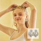 42 Pairs Gold Hoop Earrings Set for Women, Fashion Chunky Pearl Earrings Multipack Twisted Statement Earring Pack, Hypoallergenic Small Big Hoops Earrings for Birthday Party