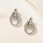 Trendy Gold Plated Knot Earrings for Women Chunky Statement Drop Dangle Earrings Lightweight Hypoallergenic Fashion Accessories Gold Jewelry Gifts for Womens