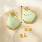 Trendy Gold Plated Knot Earrings for Women Chunky Statement Drop Dangle Earrings Lightweight Hypoallergenic Fashion Accessories Gold Jewelry Gifts for Womens