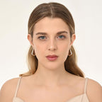 Trendy Gold Plated Knot Earrings for Women Chunky Statement Drop Dangle Earrings Lightweight Hypoallergenic Fashion Accessories Gold Jewelry Gifts for Womens