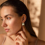 Trendy Gold Plated Knot Earrings for Women Chunky Statement Drop Dangle Earrings Lightweight Hypoallergenic Fashion Accessories Gold Jewelry Gifts for Womens