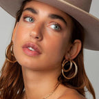 42 Pairs Gold Hoop Earrings Set for Women, Fashion Chunky Pearl Earrings Multipack Twisted Statement Earring Pack, Hypoallergenic Small Big Hoops Earrings for Birthday Party