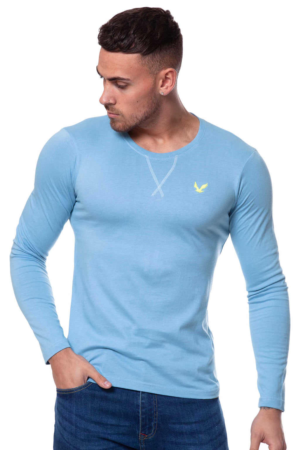 Bird Embroidered Ls Top