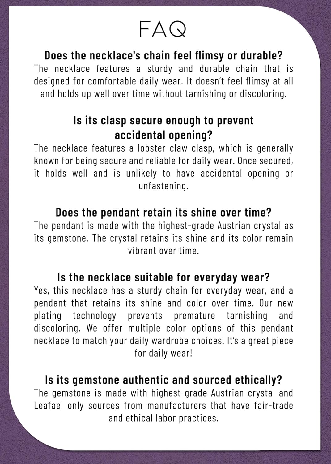 Leafael Necklaces for Women, Infinity Love Birthstone Heart Crystal Pendant, Birthday Jewelry Gifts for Her, Mom, and Wife, Silver Plated, 18 plus 2 inch Adjustable Chain