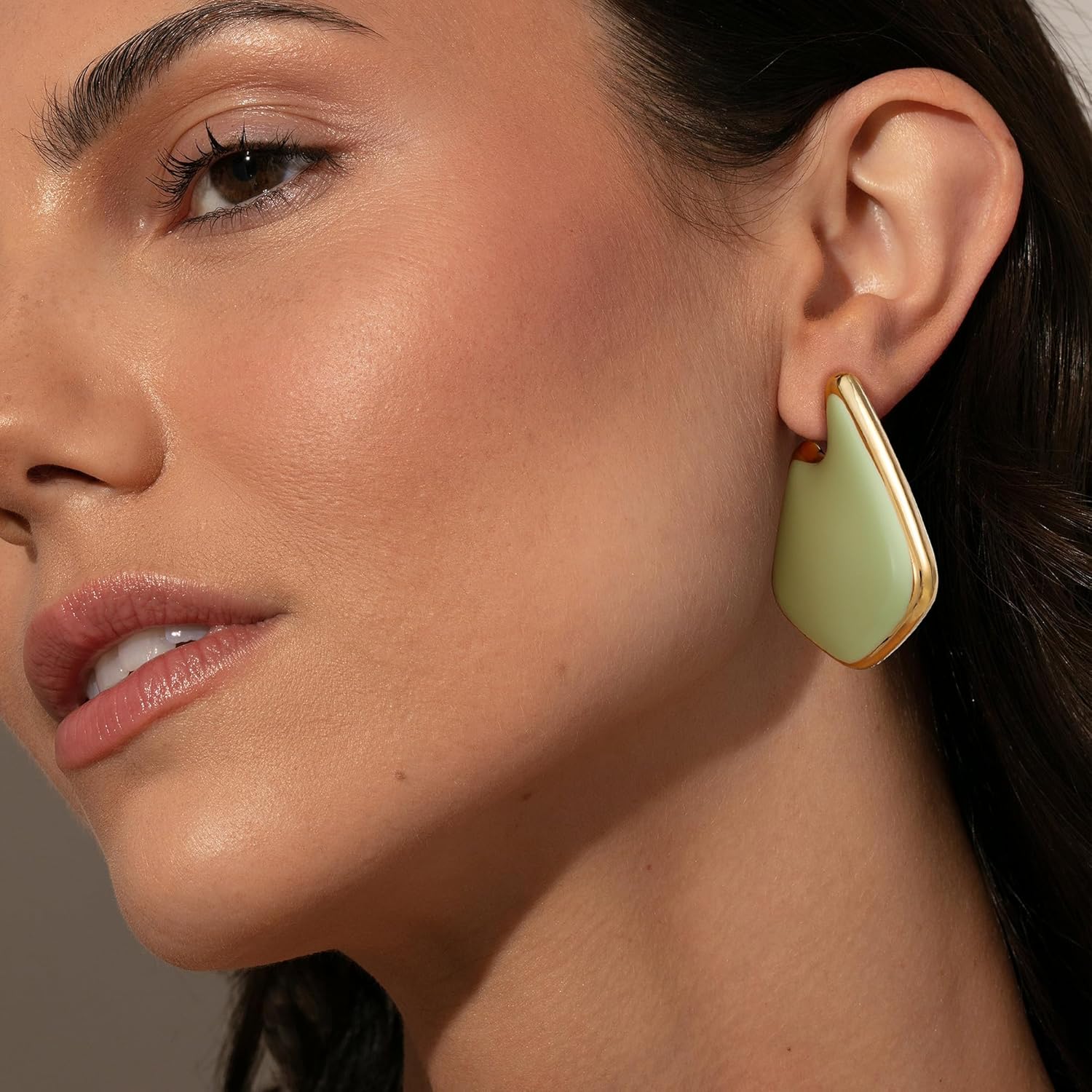 Trendy Gold Plated Knot Earrings for Women Chunky Statement Drop Dangle Earrings Lightweight Hypoallergenic Fashion Accessories Gold Jewelry Gifts for Womens