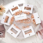 42 Pairs Gold Hoop Earrings Set for Women, Fashion Chunky Pearl Earrings Multipack Twisted Statement Earring Pack, Hypoallergenic Small Big Hoops Earrings for Birthday Party