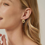 Trendy Gold Plated Knot Earrings for Women Chunky Statement Drop Dangle Earrings Lightweight Hypoallergenic Fashion Accessories Gold Jewelry Gifts for Womens