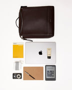 Oak Street Small Ziptop Backpack in Dark Oak - 112161